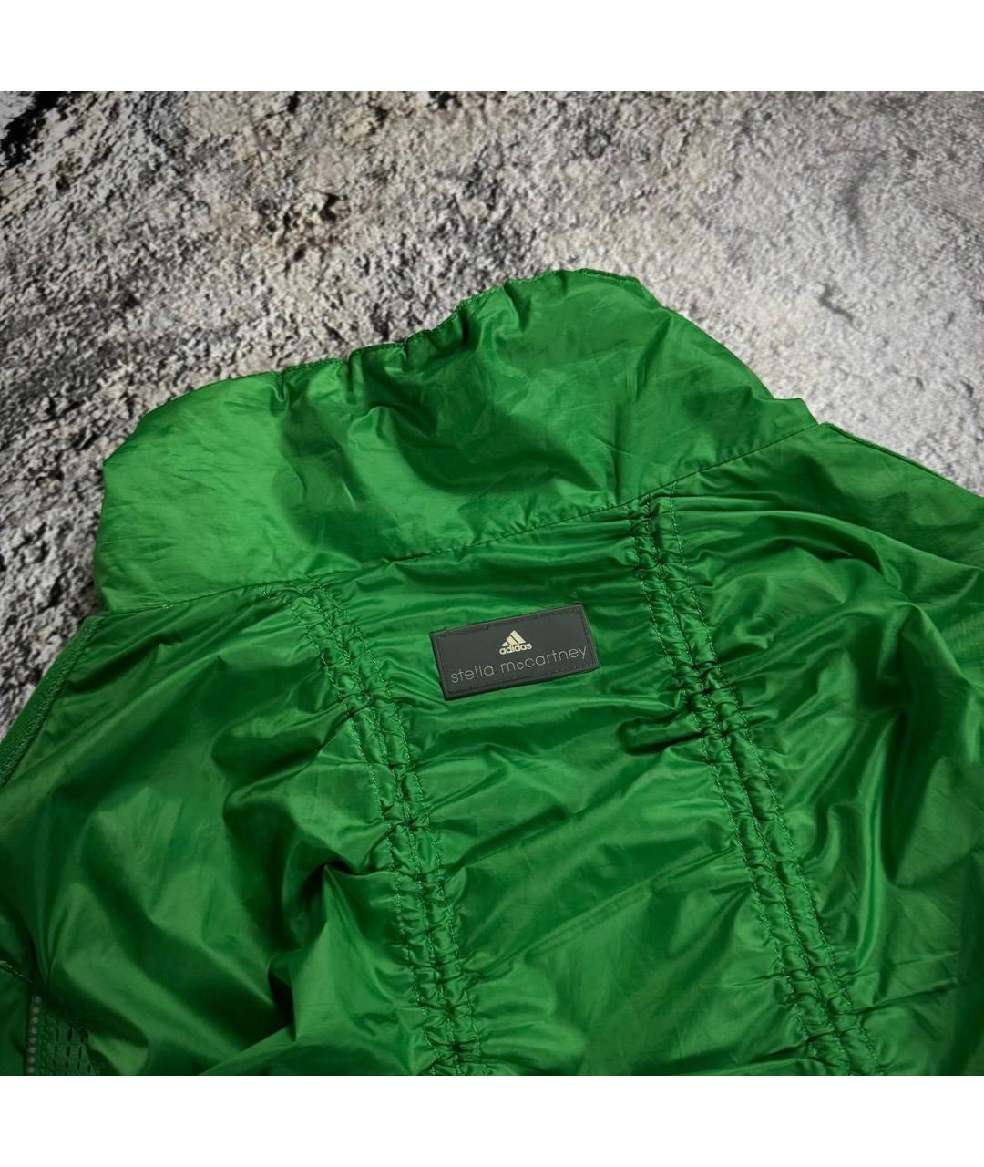 ADIDAS BY STELLA MCCARTNEY Зеленая полиэстеровая куртка, фото 7