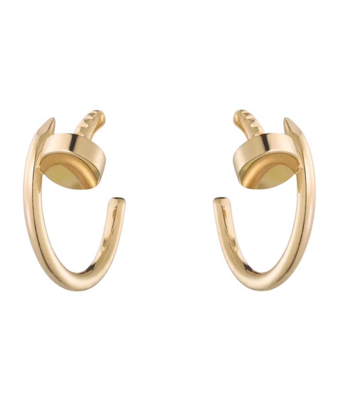 CARTIER Золотые серьги из желтого золота, фото 1