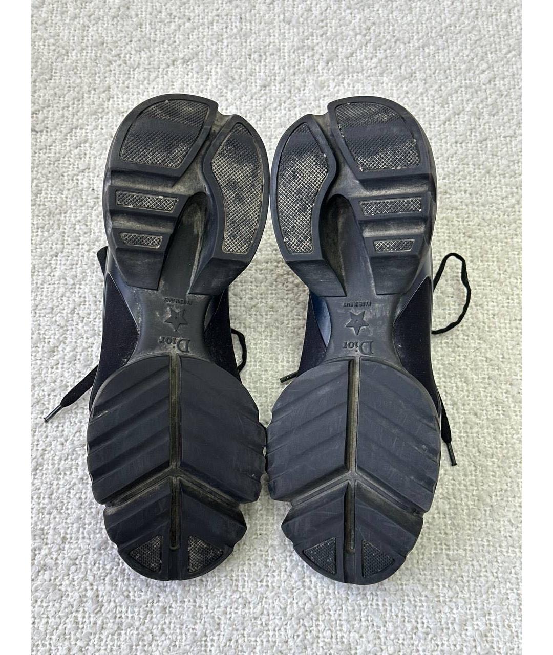 CHRISTIAN DIOR Черные резиновые кроссовки, фото 6