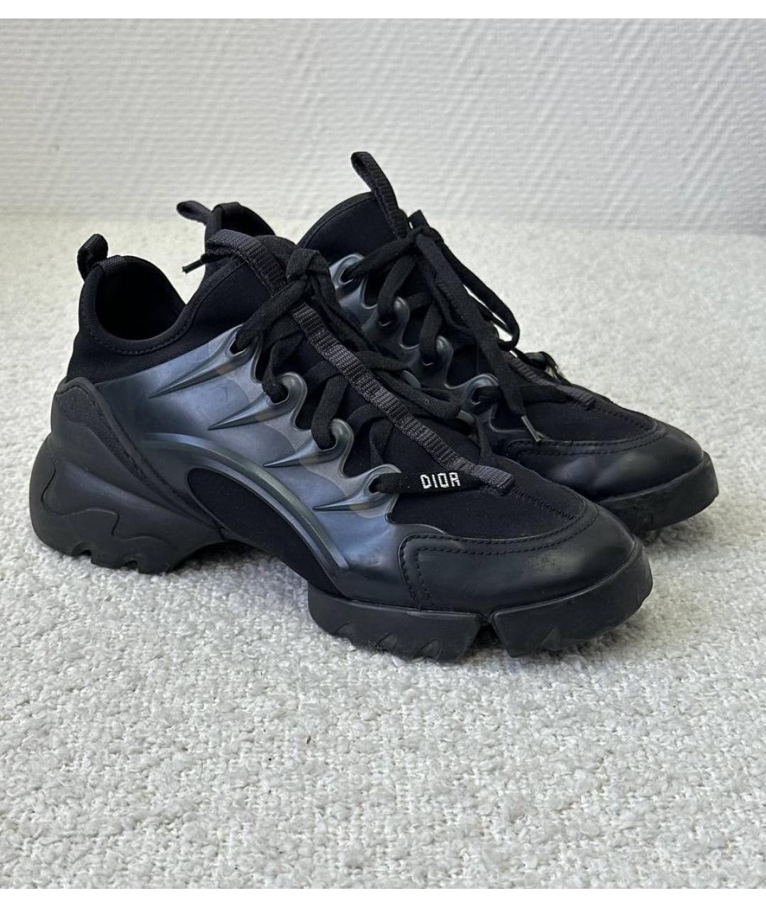 CHRISTIAN DIOR Черные резиновые кроссовки, фото 3