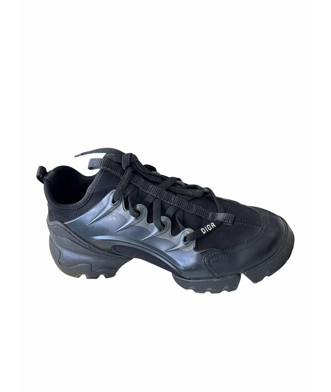 CHRISTIAN DIOR Черные резиновые кроссовки, фото 1