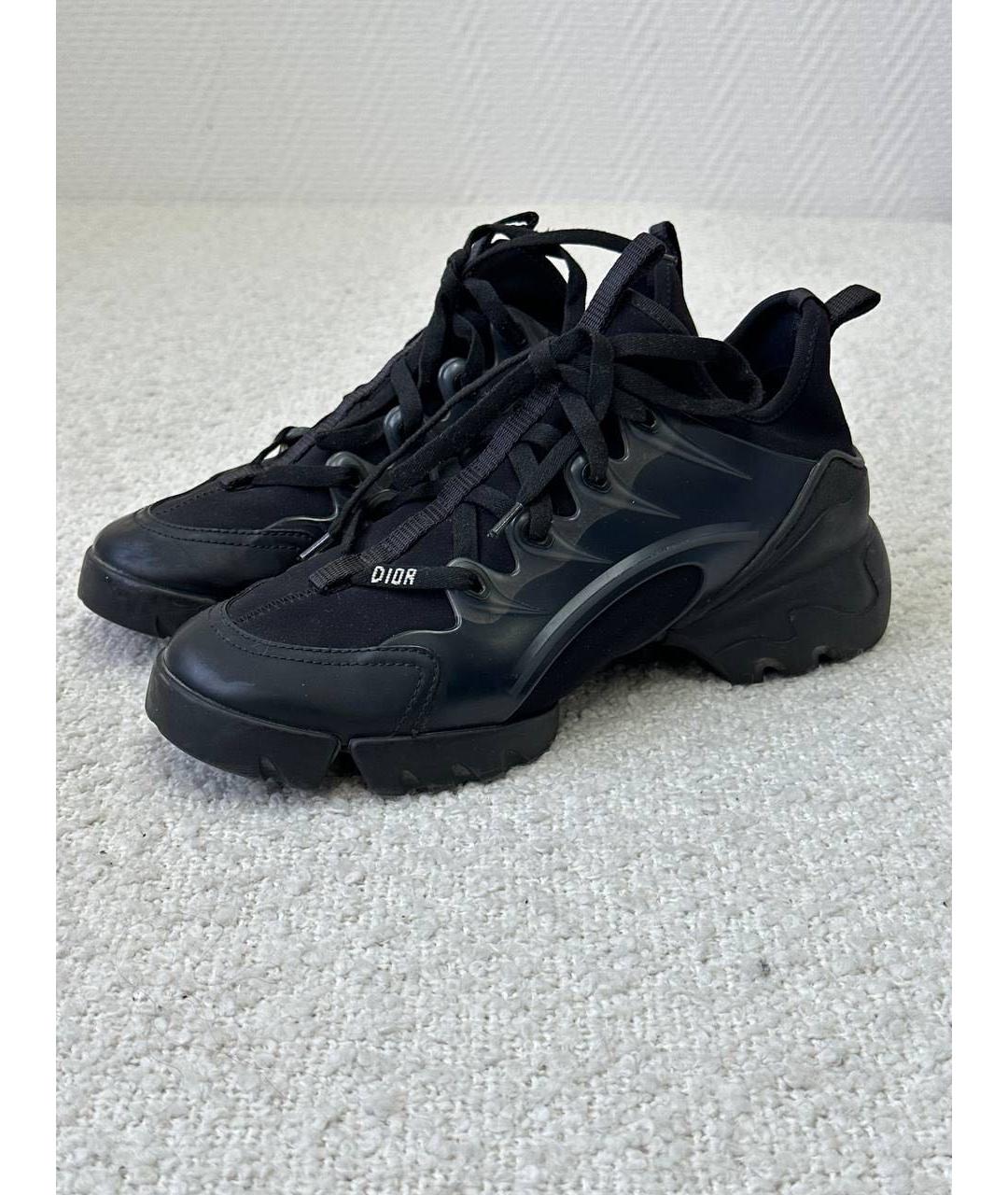 CHRISTIAN DIOR Черные резиновые кроссовки, фото 4
