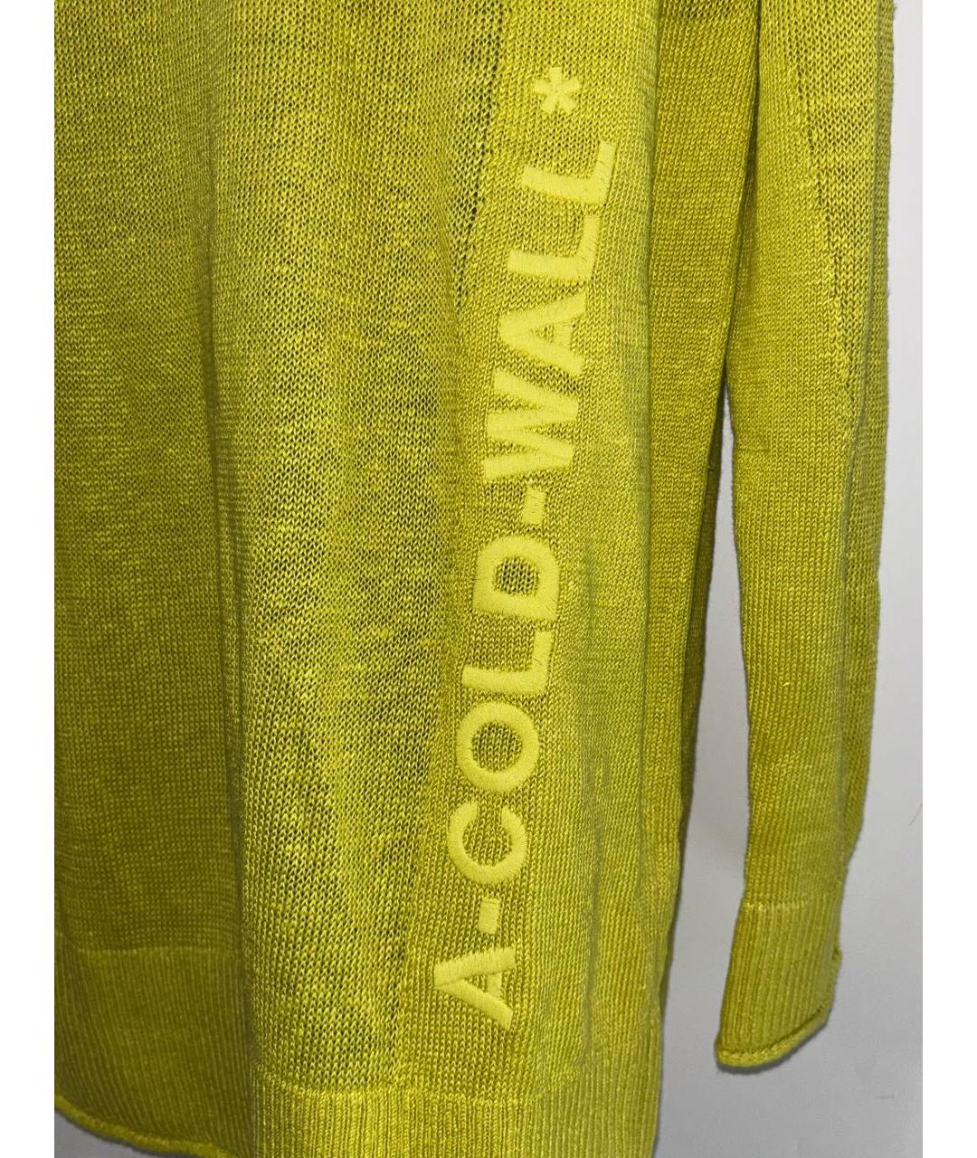 A-COLD-WALL* Желтый льняной джемпер / свитер, фото 3