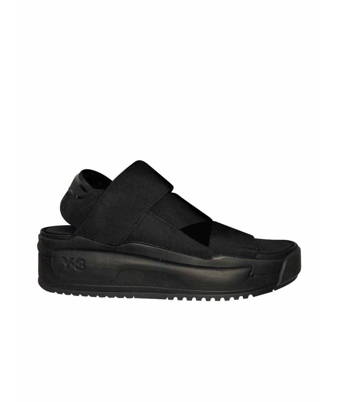 Y-3 Черные сандалии, фото 1