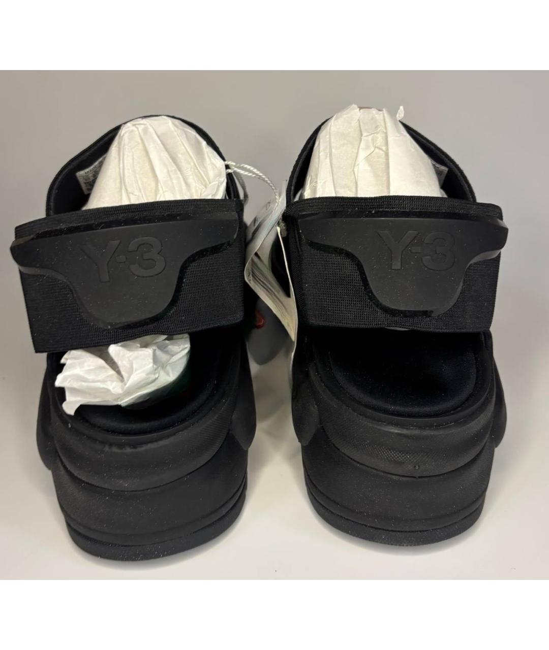 Y-3 Черные сандалии, фото 4