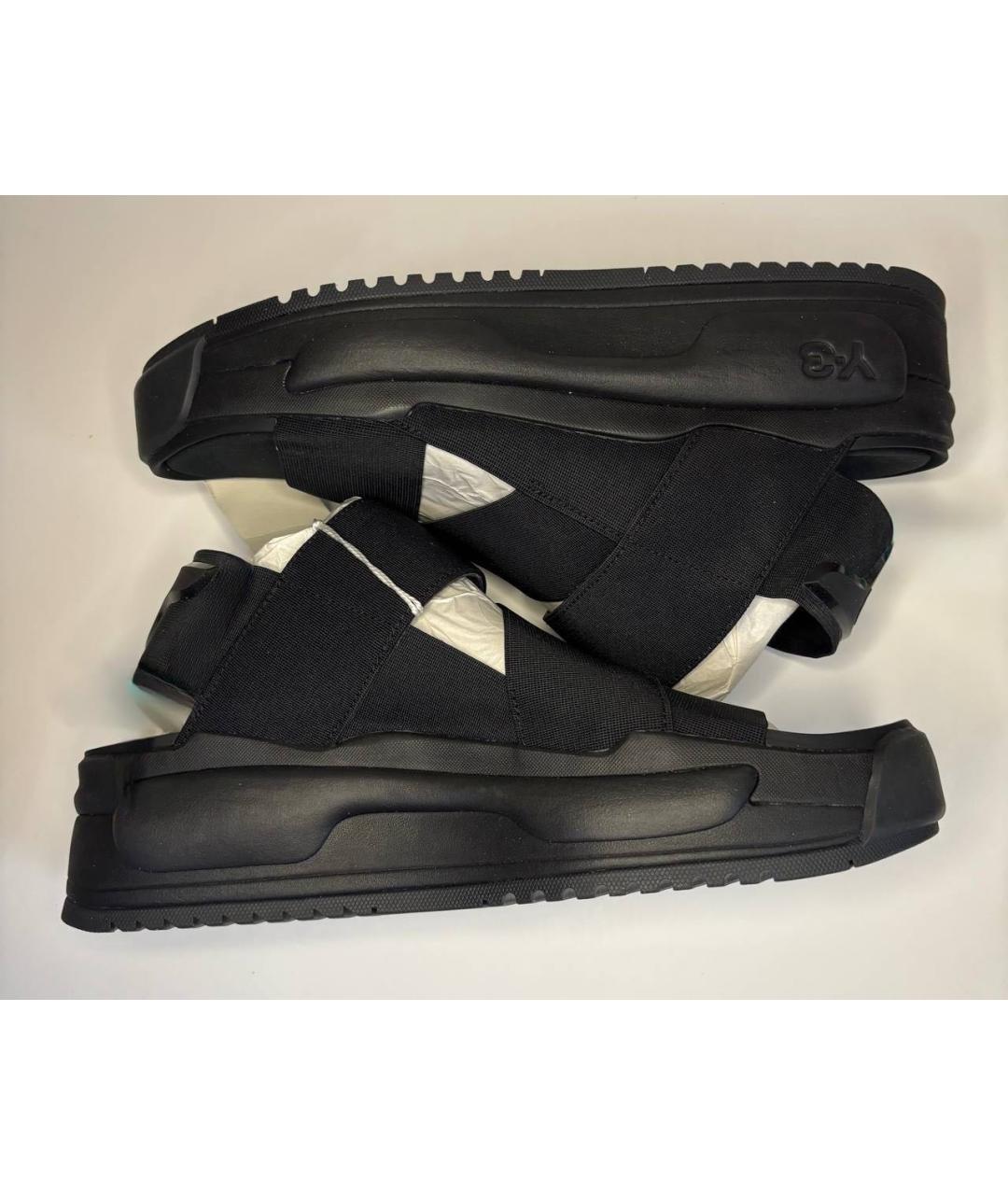Y-3 Черные сандалии, фото 6