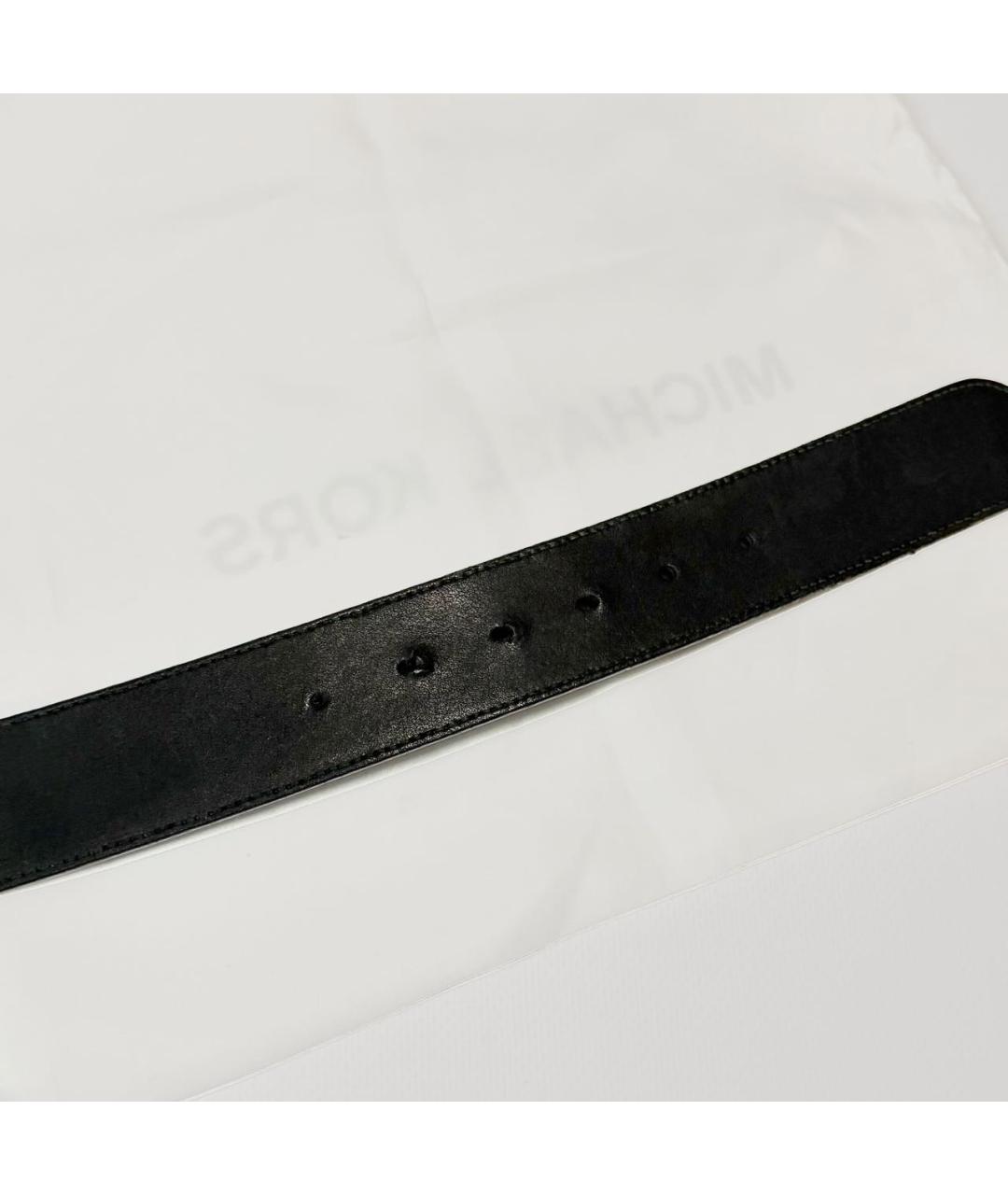 GUCCI Черный кожаный ремень, фото 4