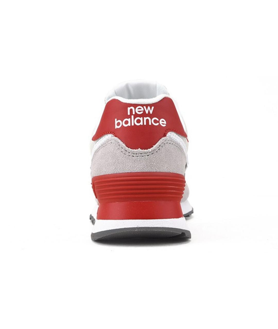 NEW BALANCE Серые замшевые кроссовки, фото 4