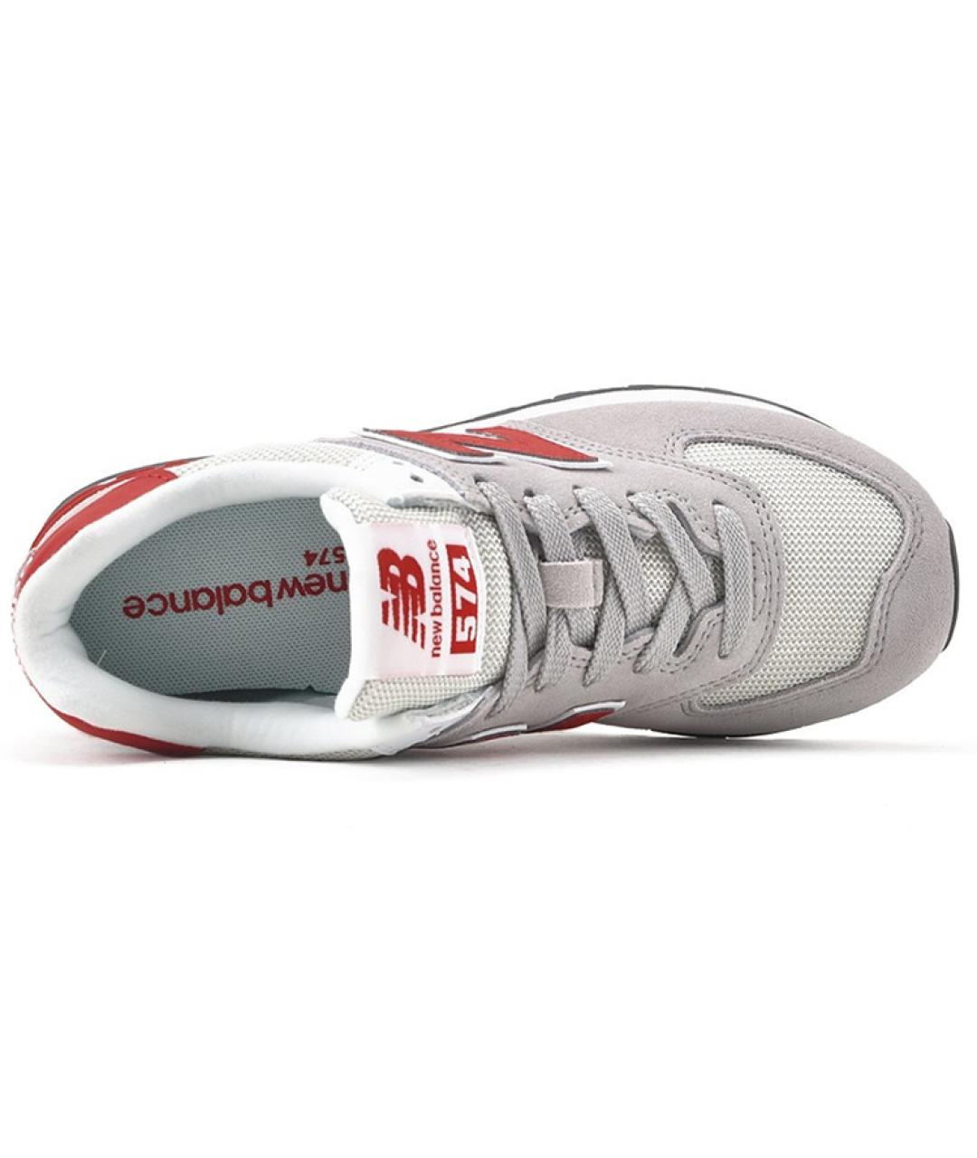 NEW BALANCE Серые замшевые кроссовки, фото 3