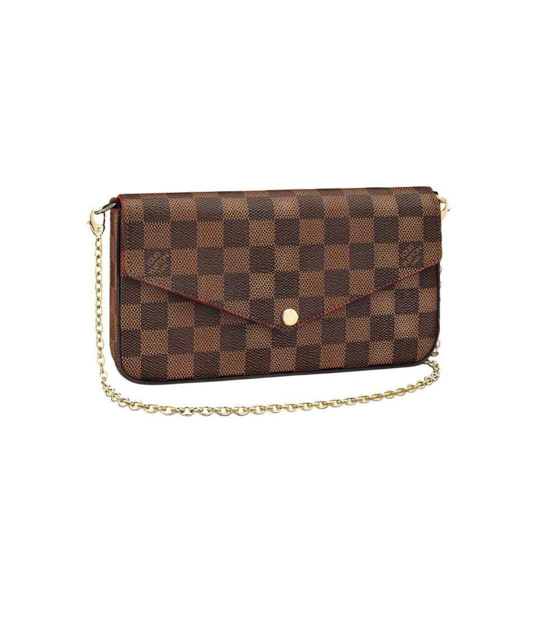 LOUIS VUITTON Коричневая сумка через плечо, фото 6