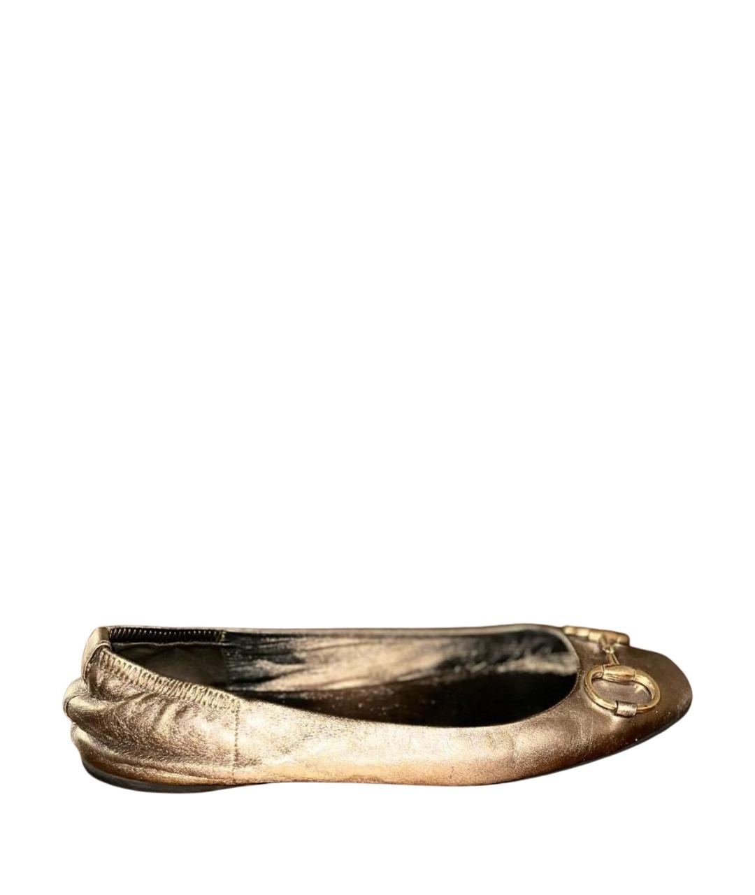 GUCCI Кожаные балетки, фото 1