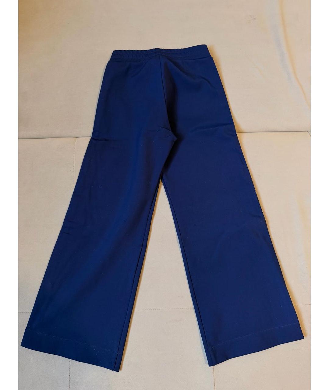 FENDI Темно-синие полиэстеровые брюки и шорты, фото 2