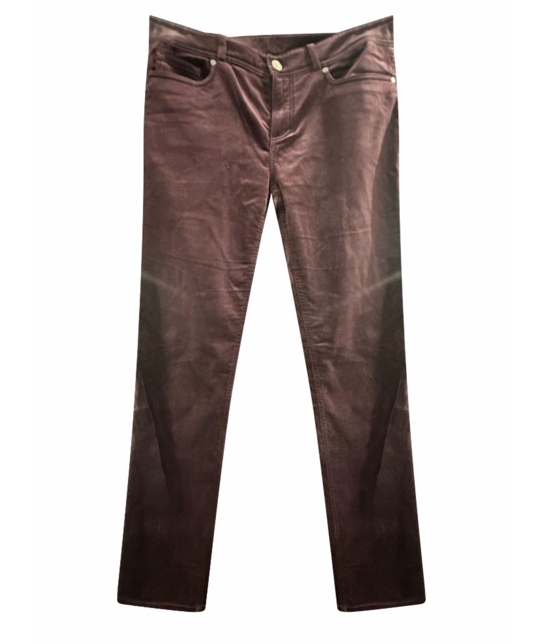 LORO PIANA Бархатные прямые брюки, фото 1