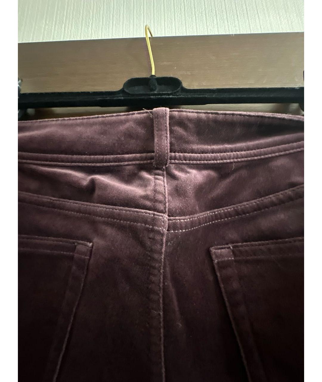 LORO PIANA Бархатные прямые брюки, фото 4