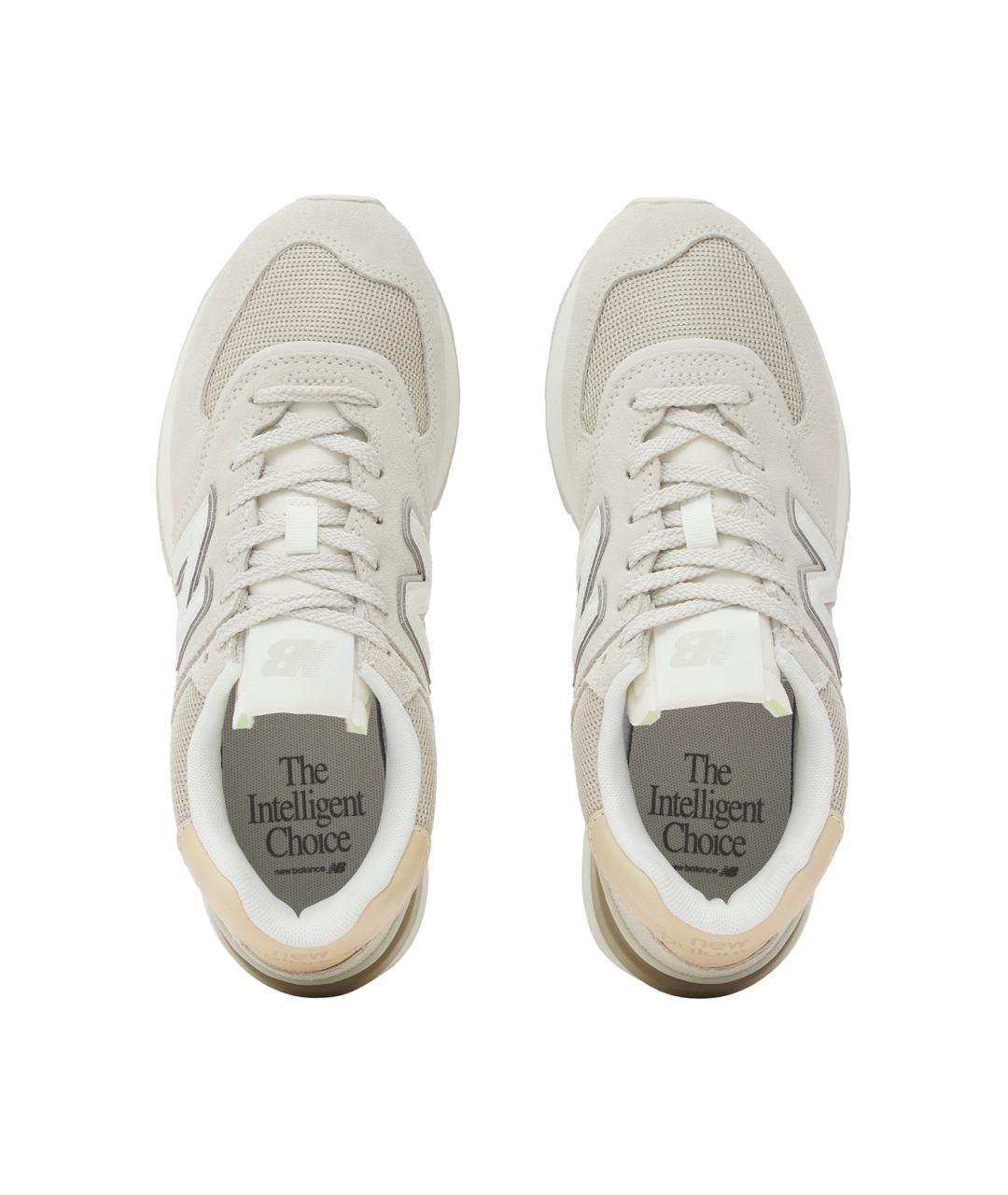 NEW BALANCE Белые кроссовки, фото 4