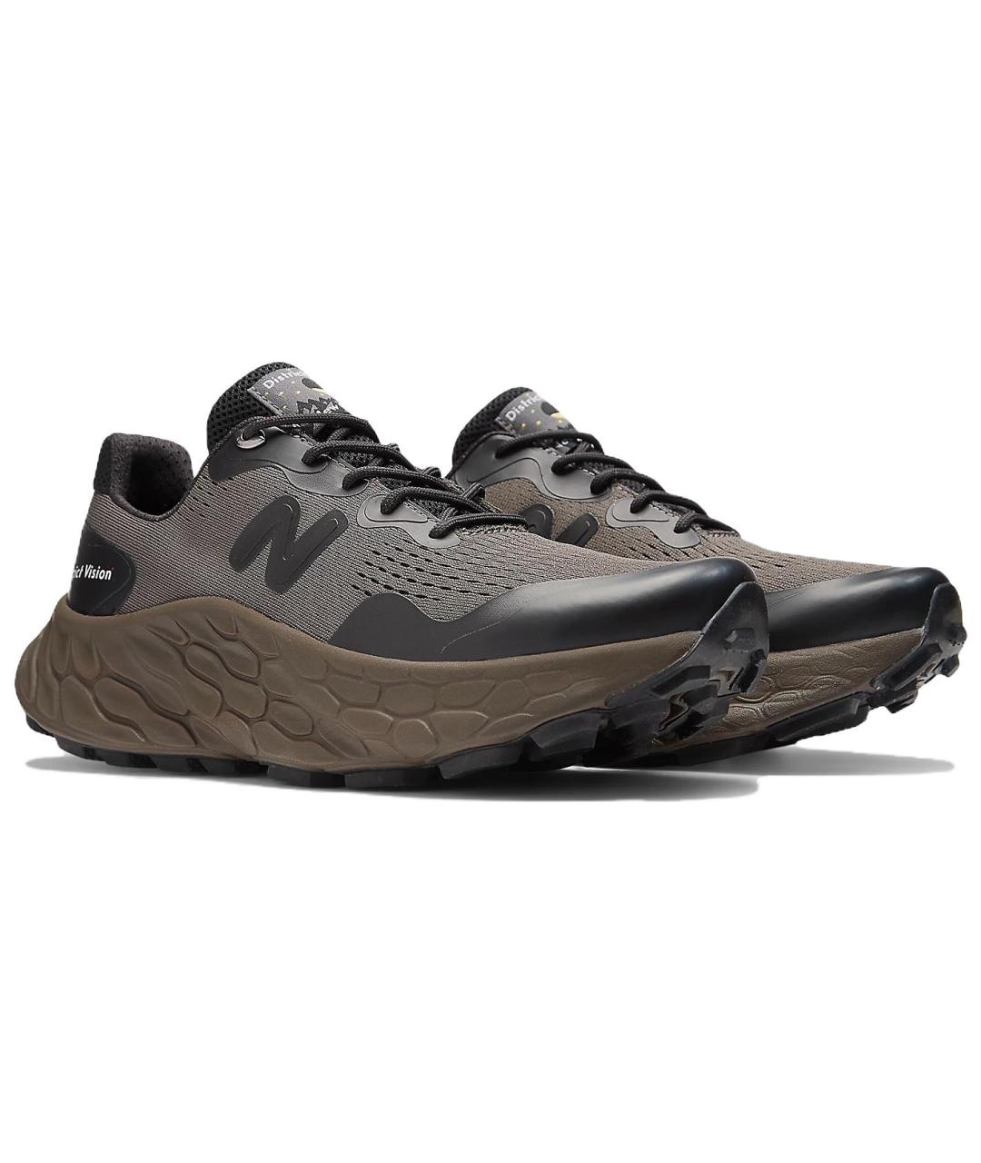 NEW BALANCE Коричневые текстильные низкие кроссовки / кеды, фото 2