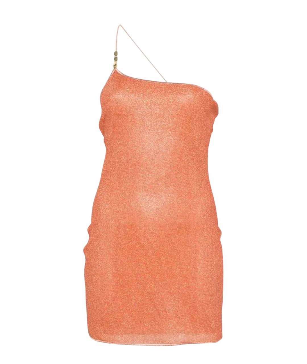 OSEREE Оранжевое полиамидовое коктейльное платье, фото 1