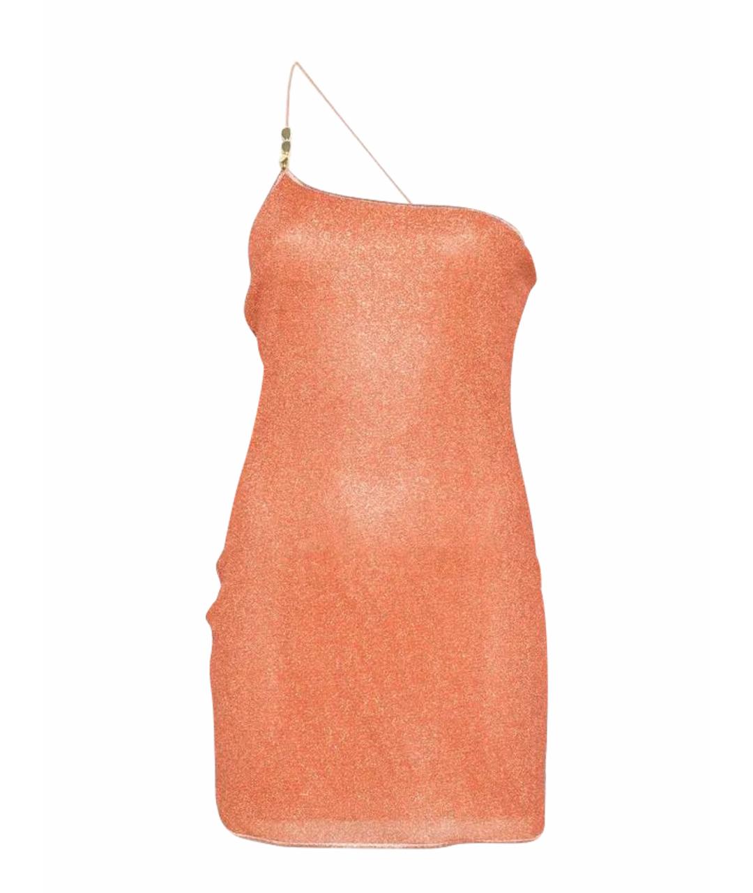 OSEREE Оранжевое полиамидовое коктейльное платье, фото 8