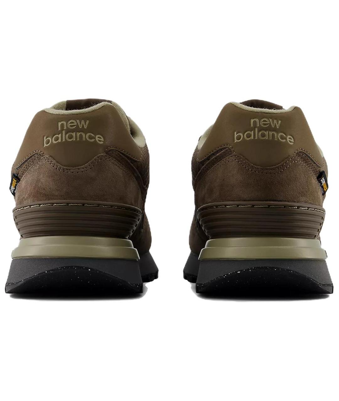 NEW BALANCE Хаки замшевые низкие кроссовки / кеды, фото 4