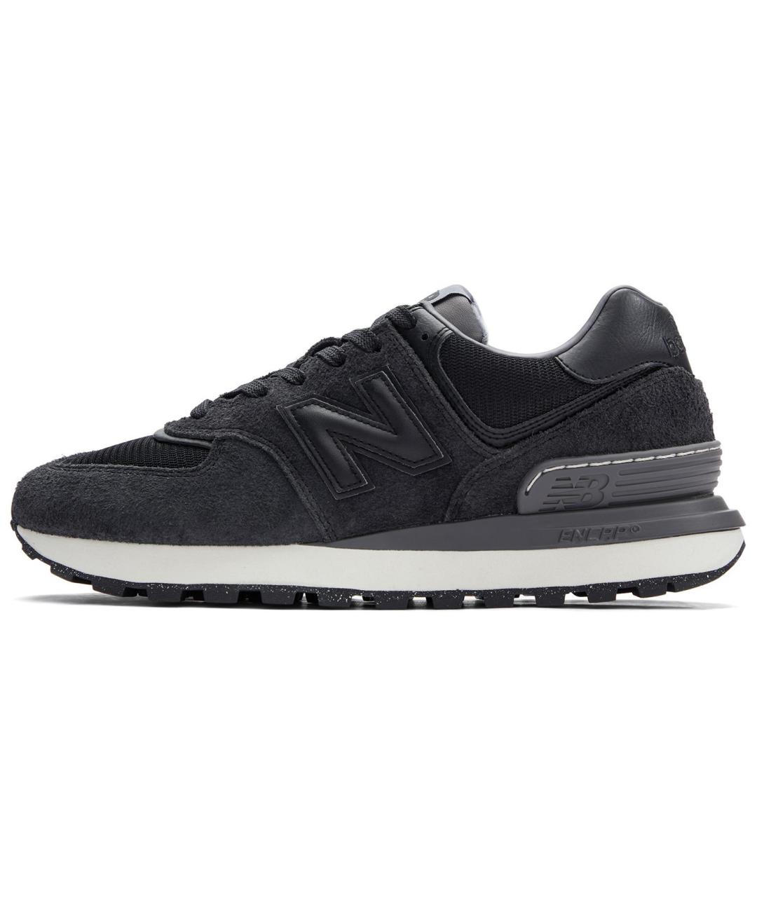 NEW BALANCE Черные замшевые кроссовки, фото 2