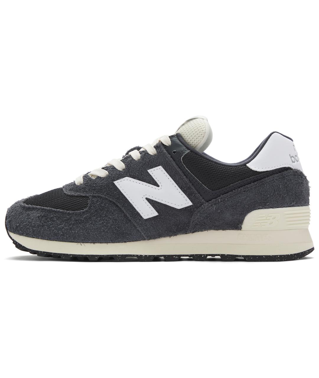 NEW BALANCE Серые замшевые кроссовки, фото 2