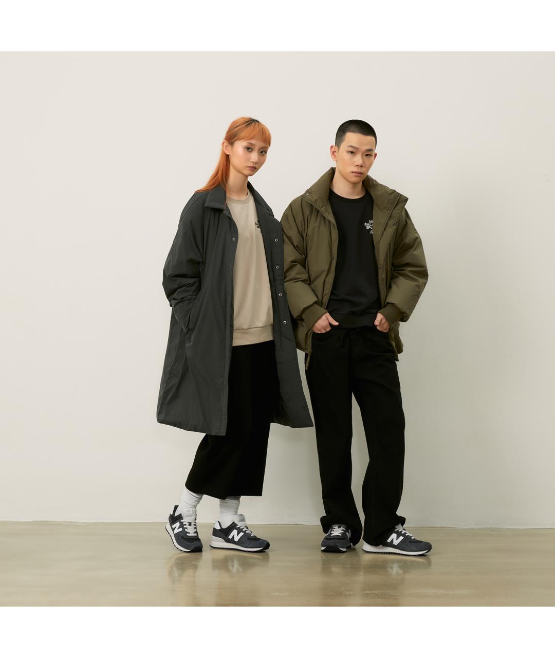 NEW BALANCE Серые замшевые кроссовки, фото 5