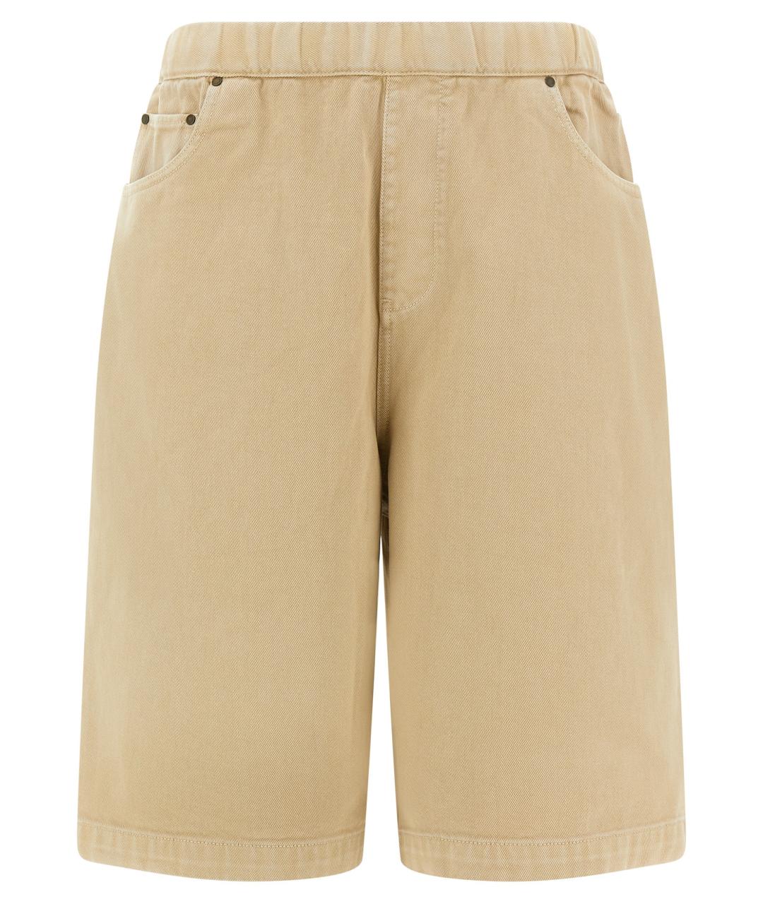 entire studios Бежевые хлопковые шорты, фото 1