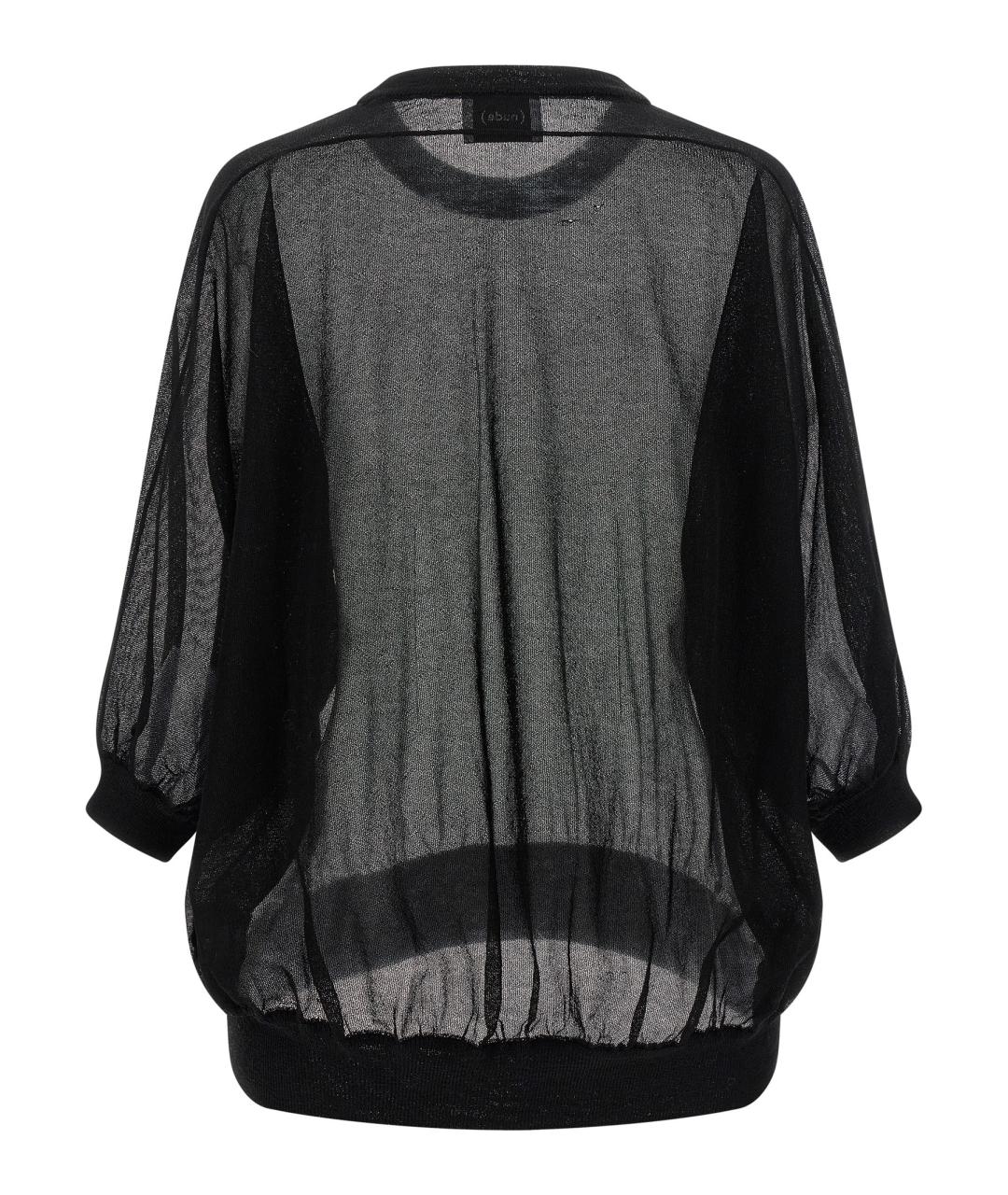 NUDE Черный хлопковый джемпер / свитер, фото 2