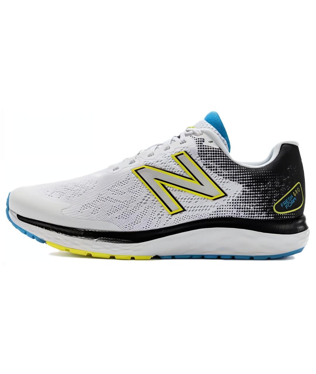 NEW BALANCE Белые низкие кроссовки / кеды, фото 2