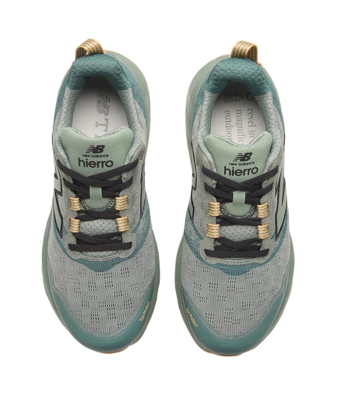 NEW BALANCE Зеленые низкие кроссовки / кеды, фото 4