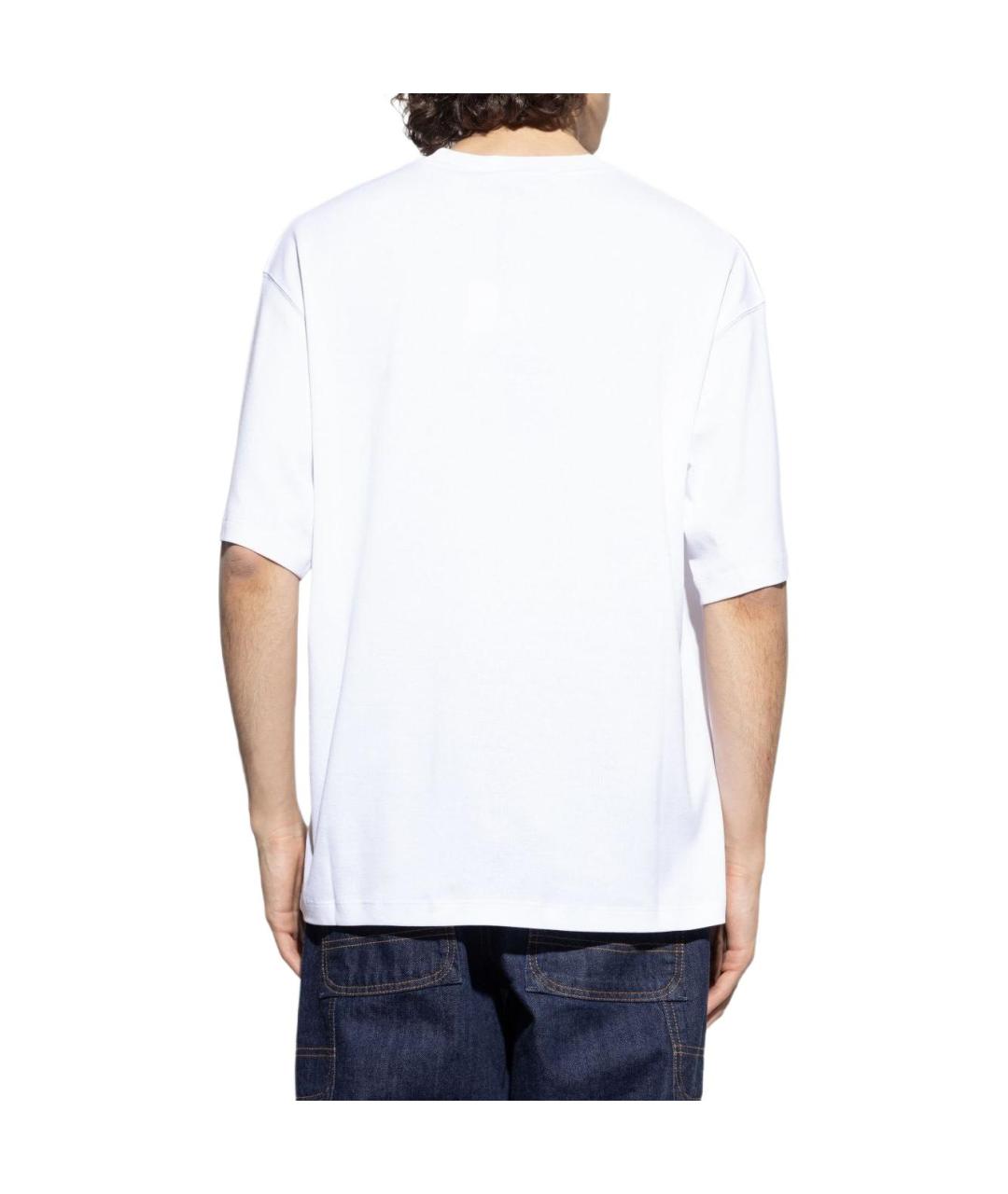 JACQUEMUS Белая футболка, фото 4