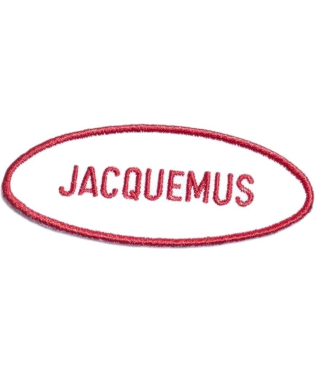 JACQUEMUS Белая футболка, фото 5