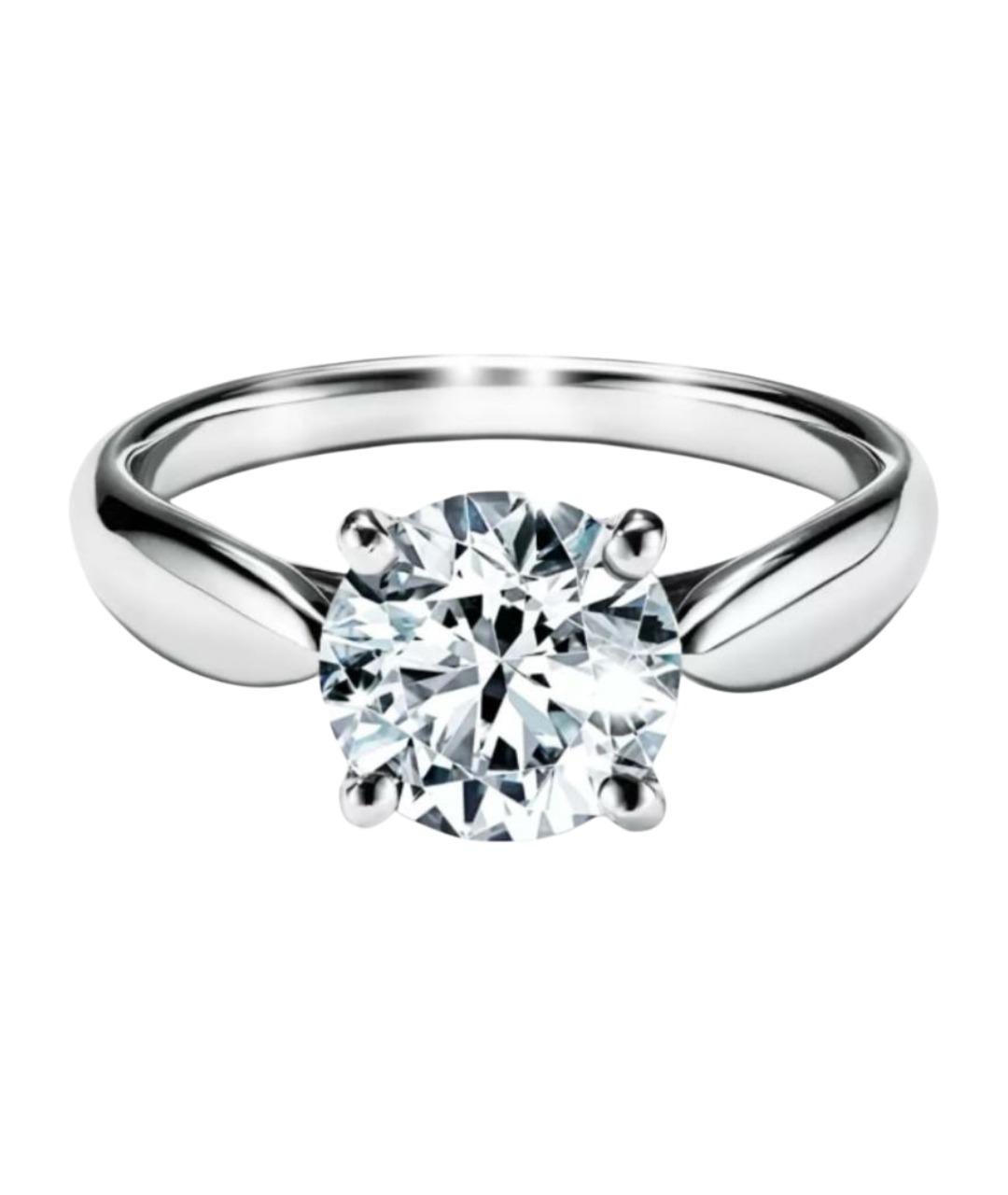 TIFFANY&CO Серебряное платиновое кольцо, фото 1