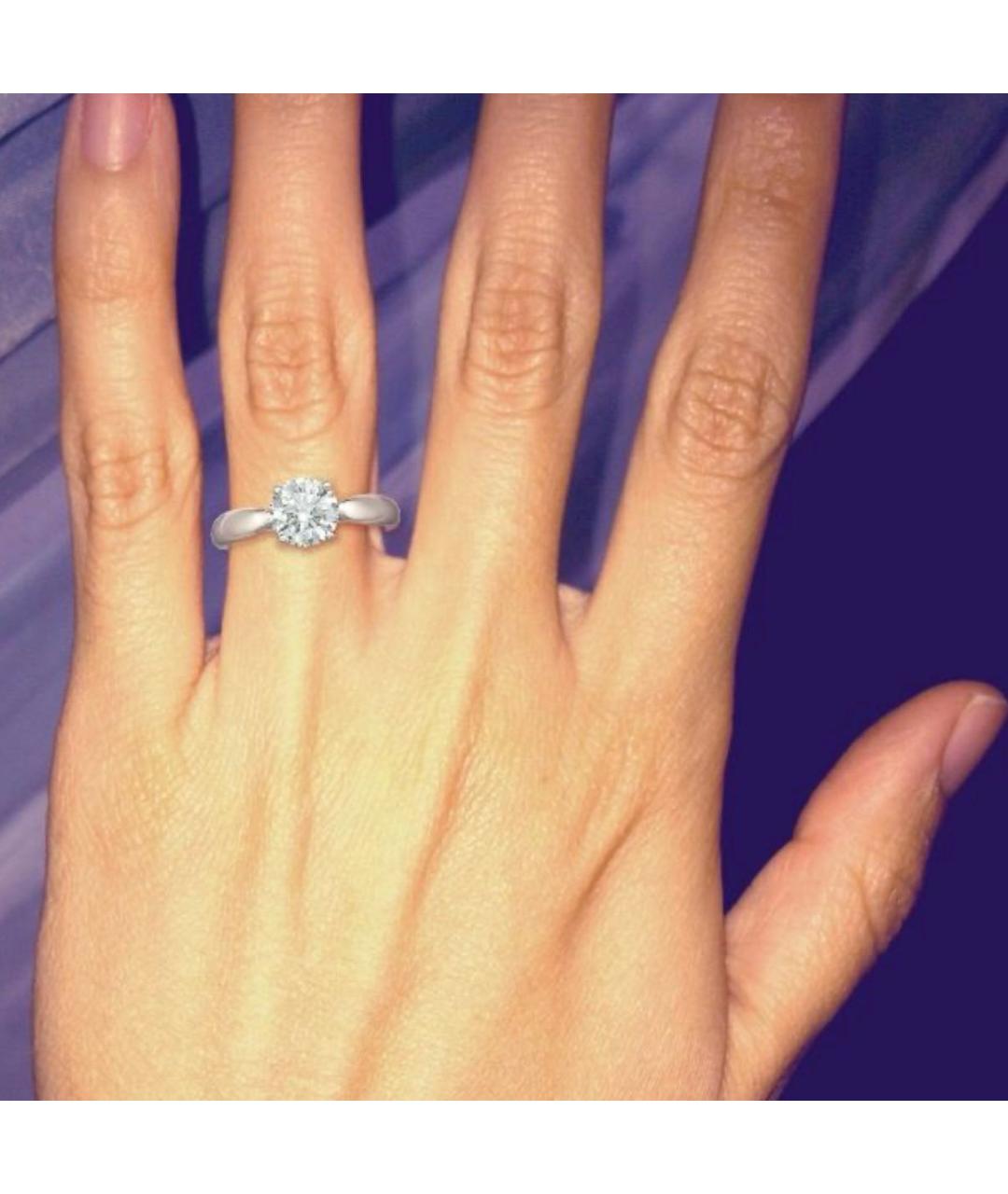 TIFFANY&CO Серебряное платиновое кольцо, фото 4