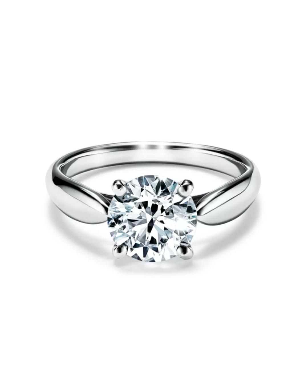 TIFFANY&CO Серебряное платиновое кольцо, фото 6