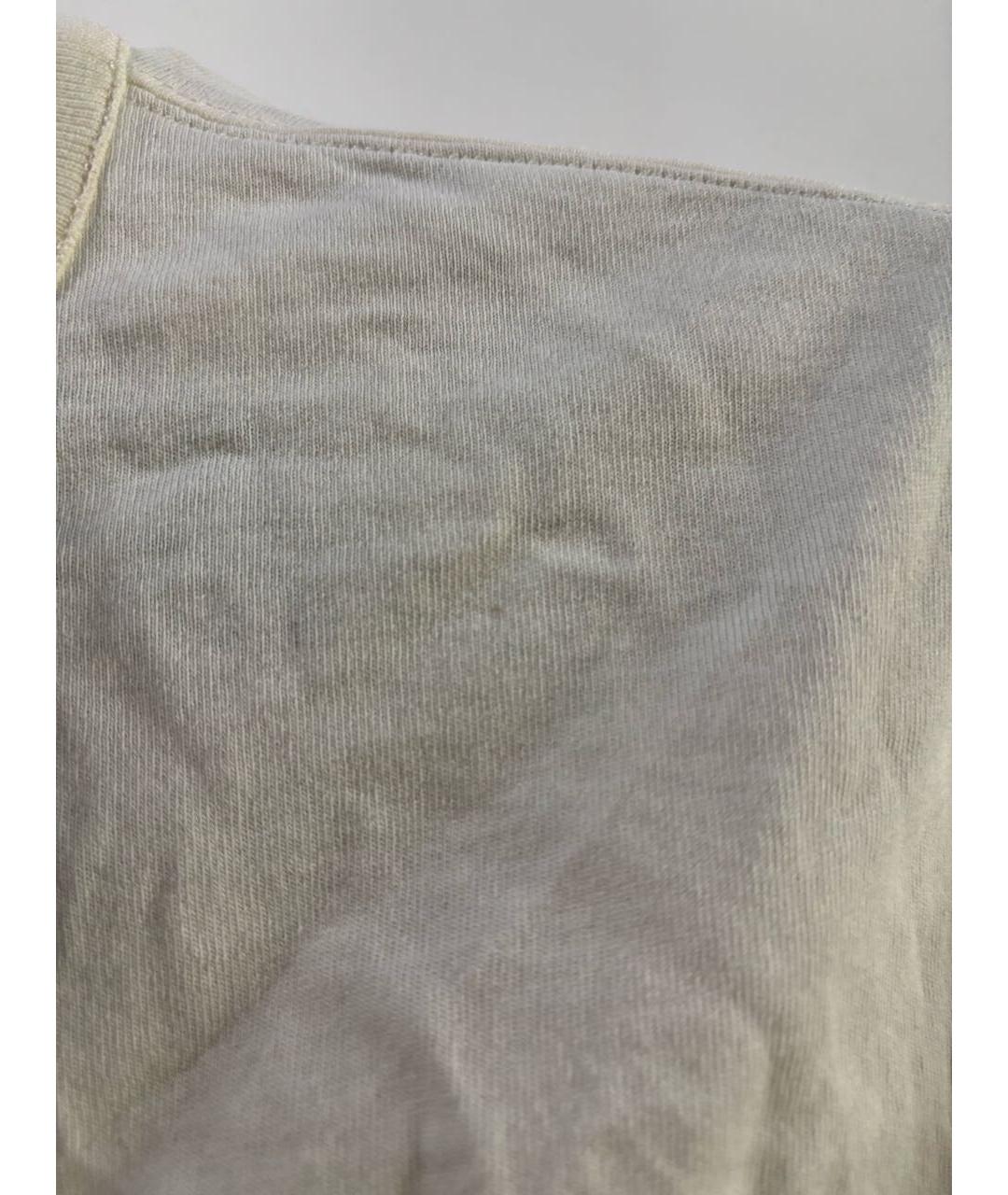 HERON PRESTON Белая хлопковая футболка, фото 7