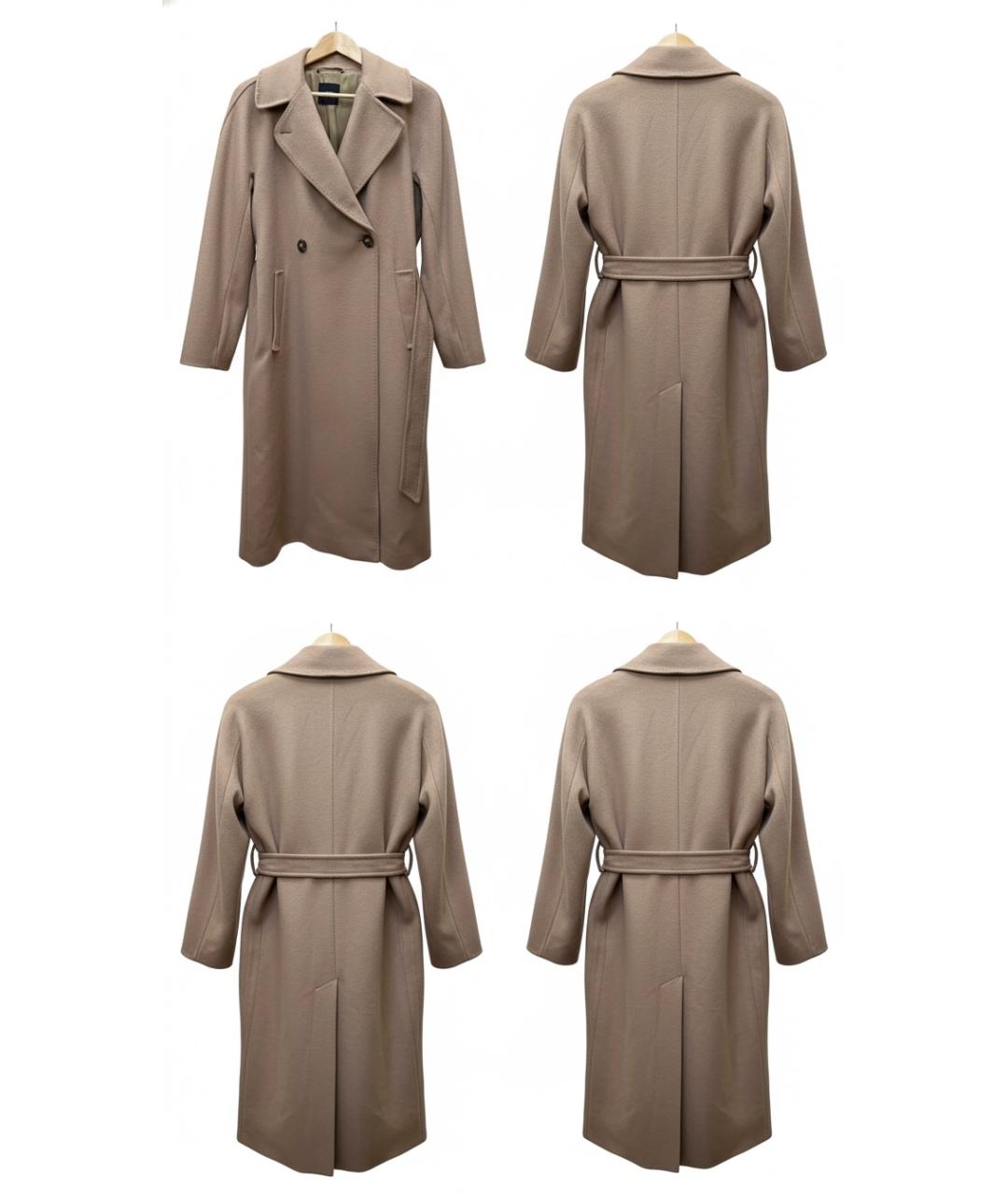 MAX MARA Бежевое шерстяное пальто, фото 3
