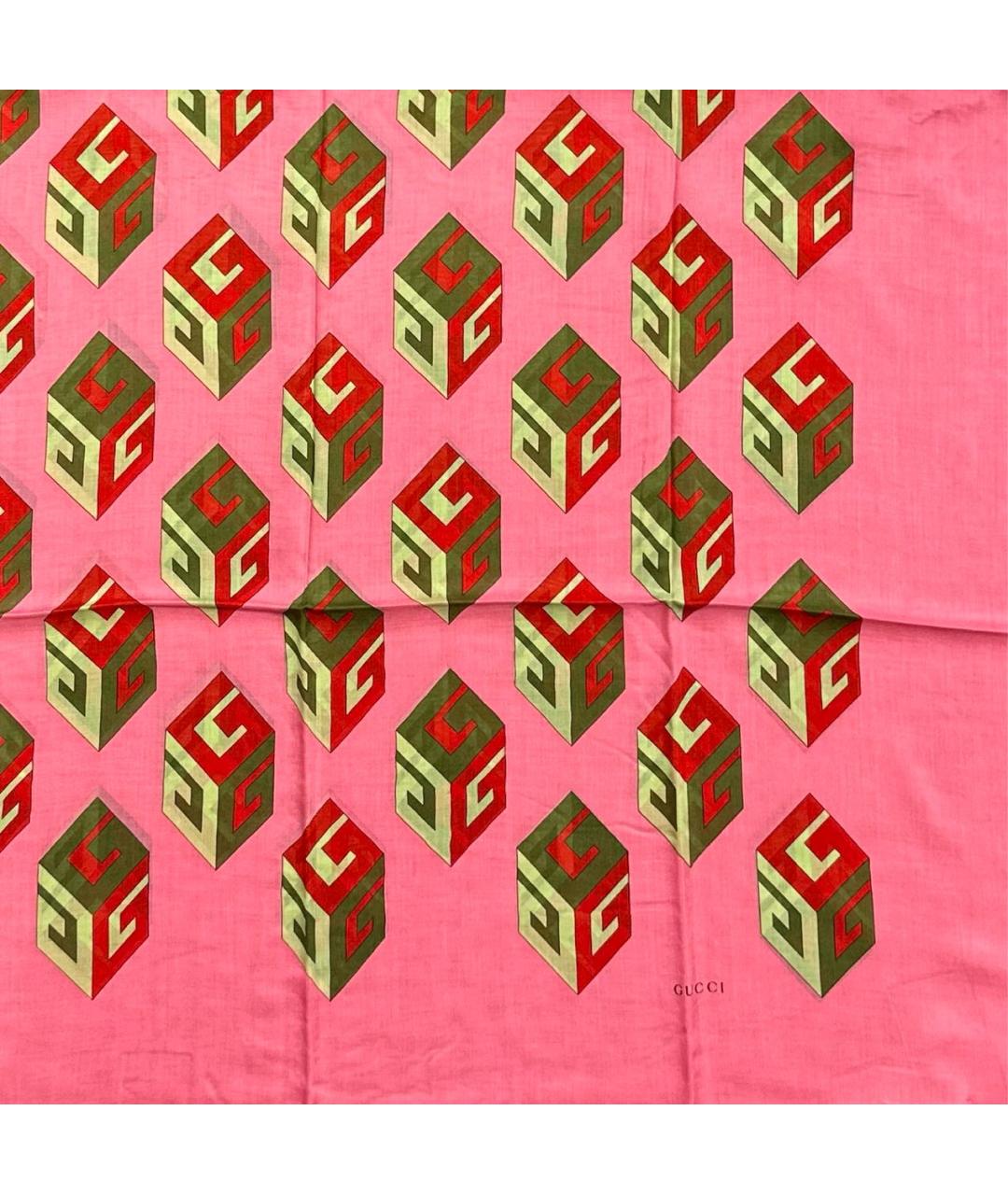 GUCCI Розовый платок, фото 5