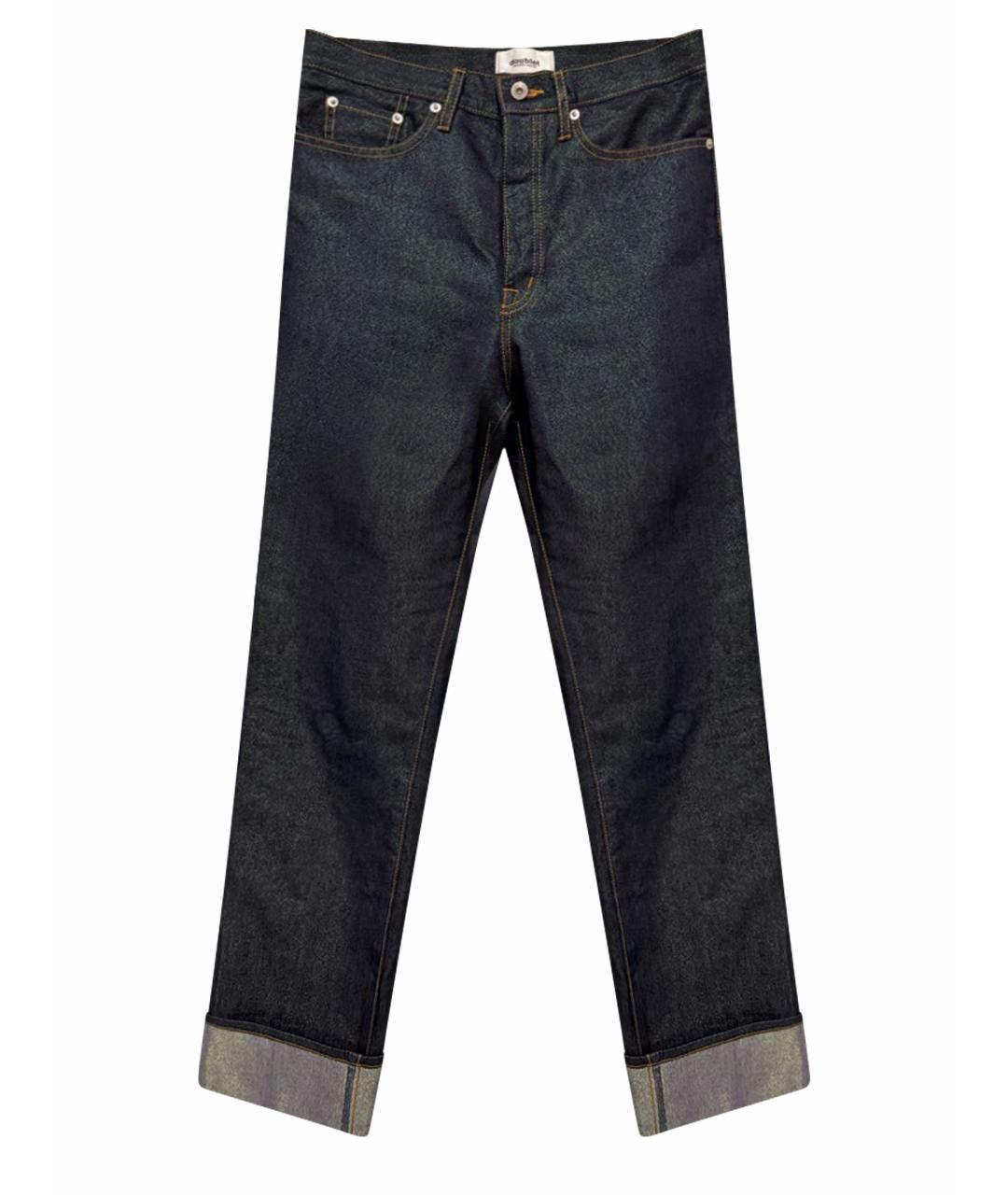 DOUBLET Темно-синие прямые джинсы, фото 1