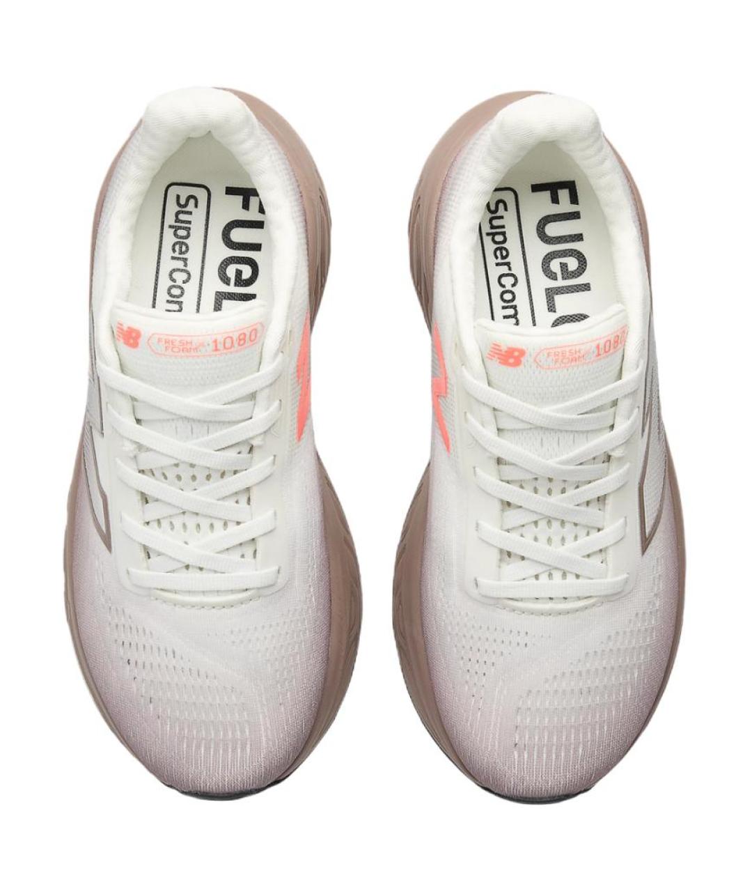 NEW BALANCE Белые текстильные кроссовки, фото 3