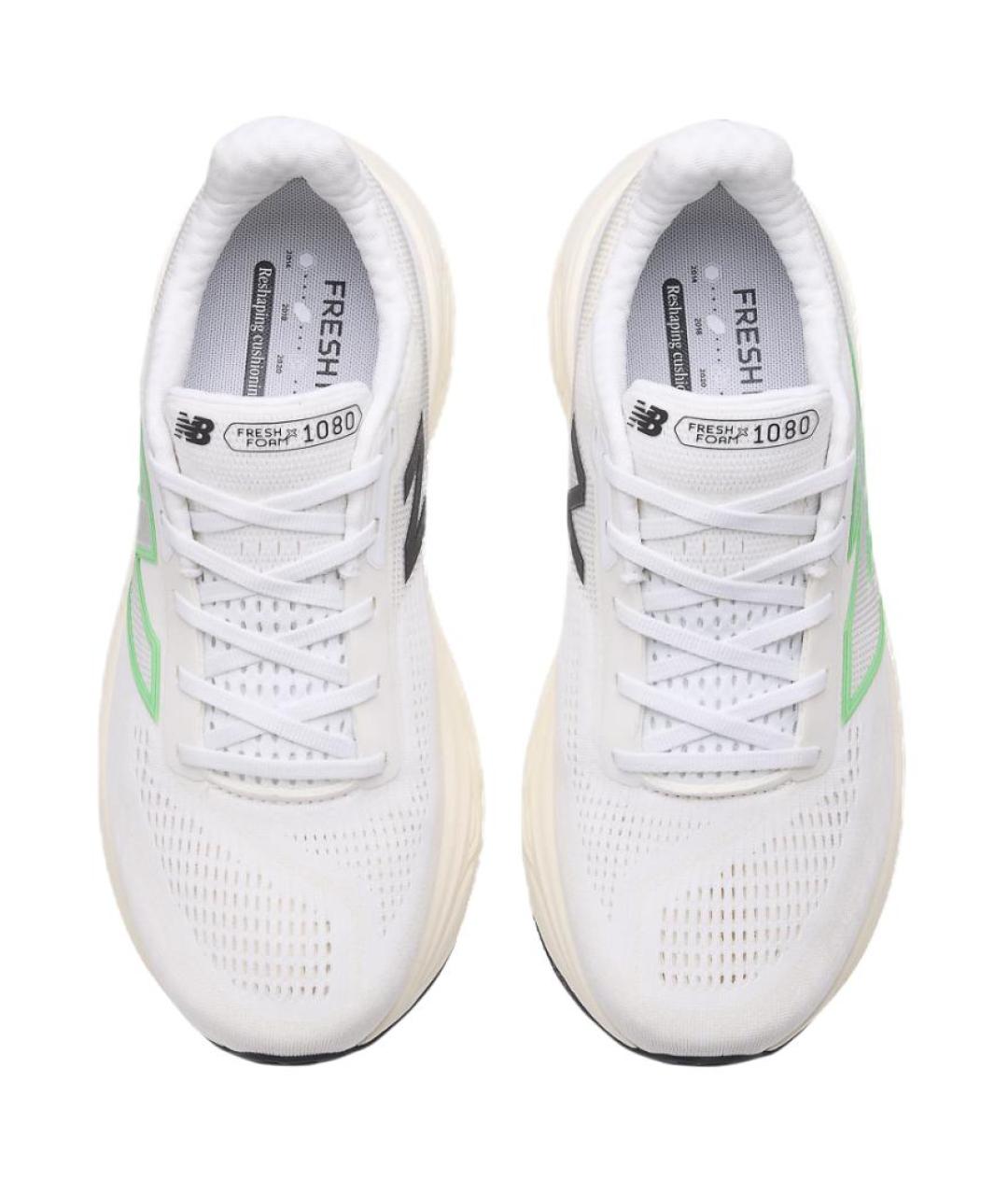 NEW BALANCE Белые текстильные низкие кроссовки / кеды, фото 4