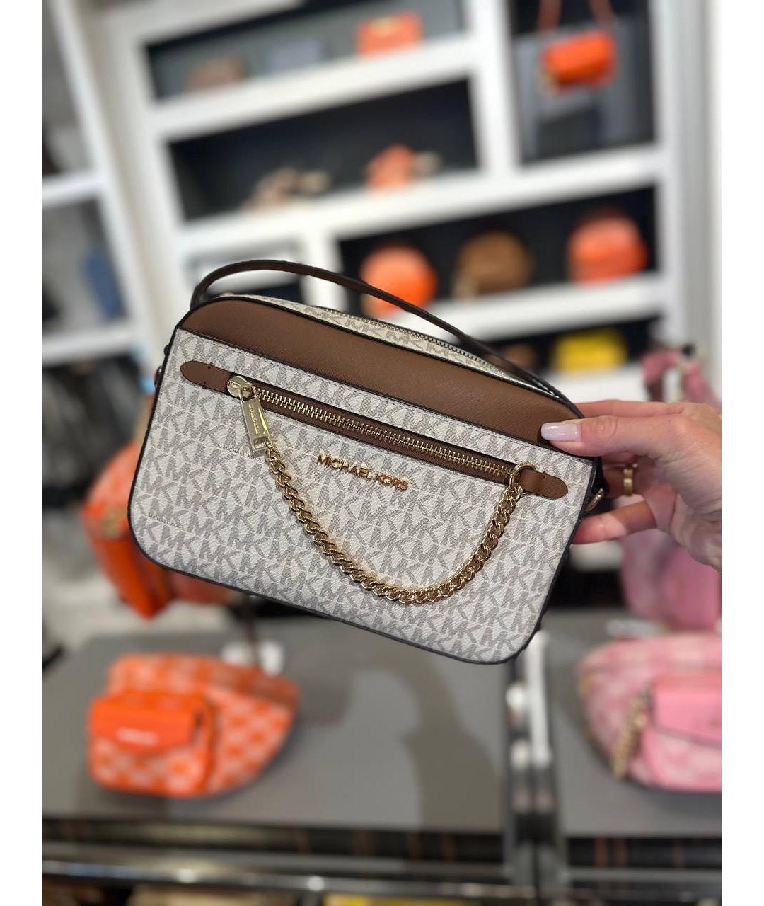 MICHAEL KORS Бежевая сумка через плечо, фото 2