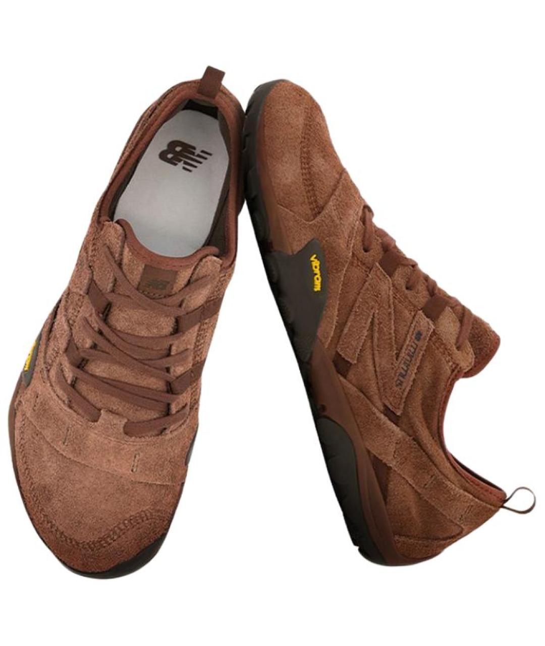 NEW BALANCE Коричневые замшевые кеды, фото 2