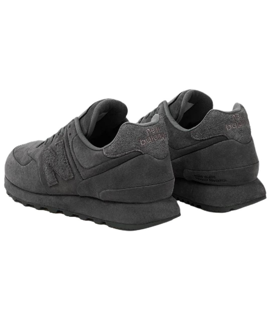 NEW BALANCE Серые замшевые кроссовки, фото 5