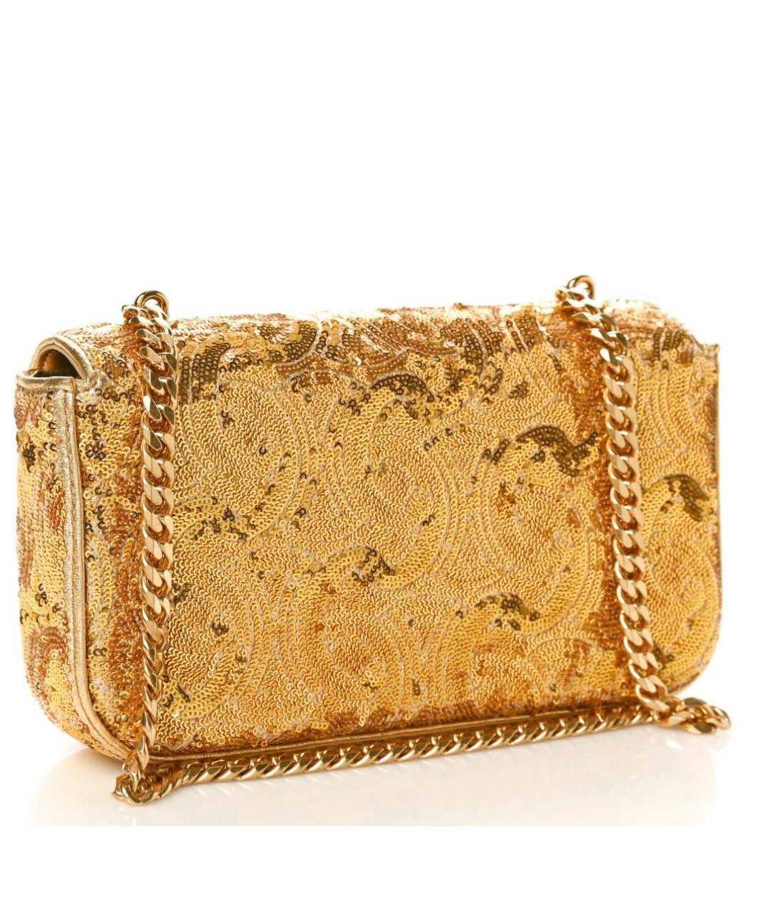 CELINE Золотая сумка через плечо, фото 2