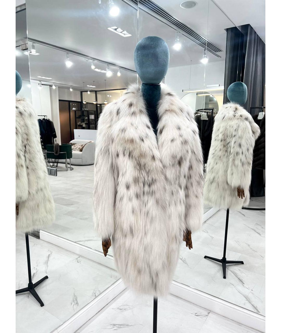 WANGER Серая меховая шуба, фото 8