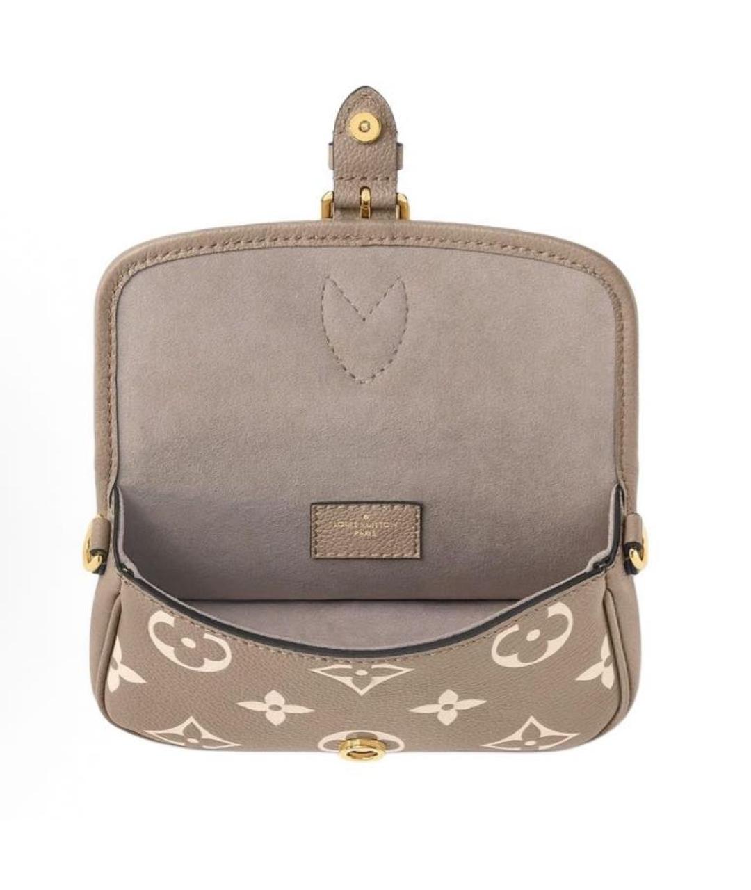 LOUIS VUITTON Бежевая сумка с короткими ручками, фото 4