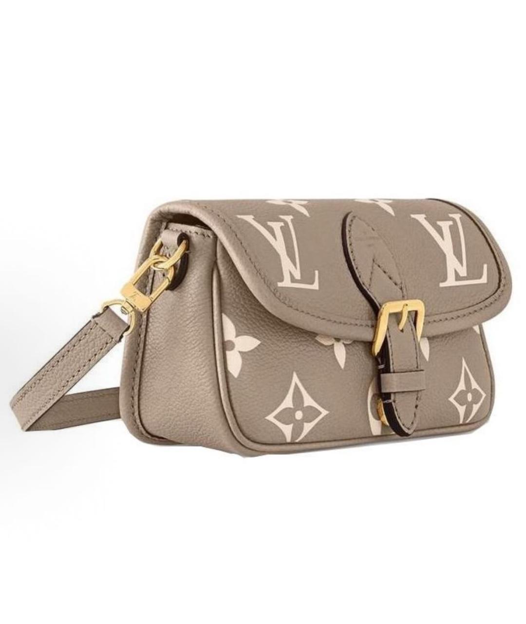 LOUIS VUITTON Бежевая сумка с короткими ручками, фото 2