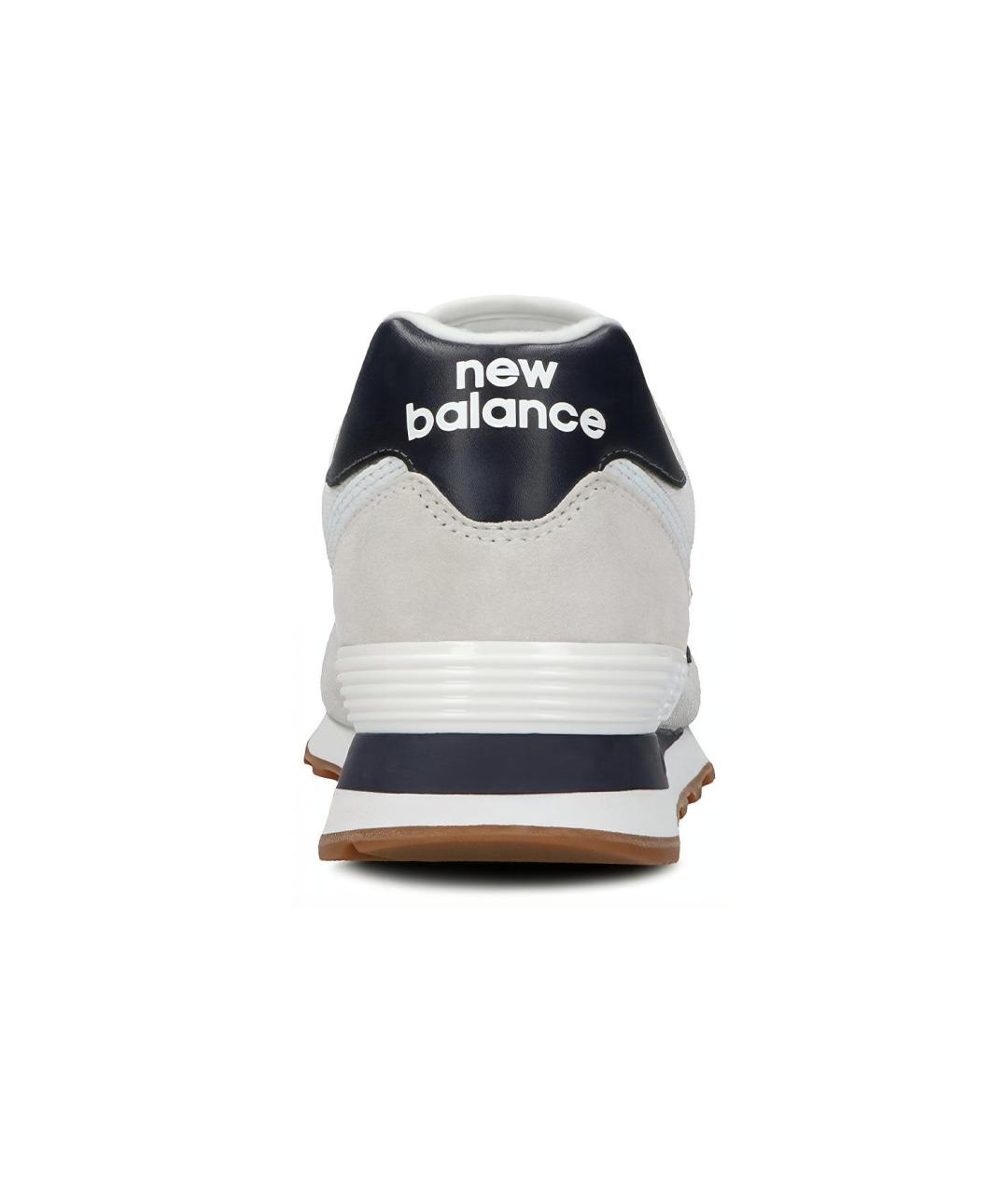 NEW BALANCE Серые замшевые кроссовки, фото 4