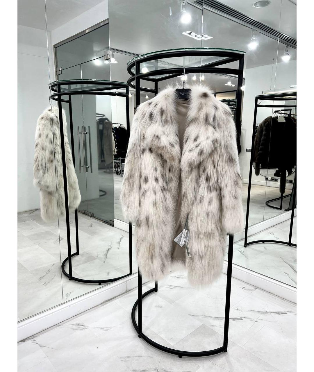 WANGER Серая меховая шуба, фото 4